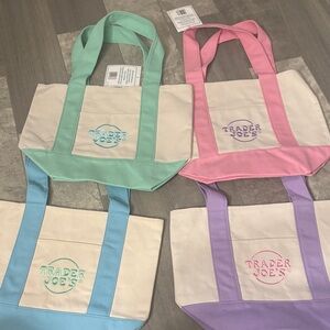 Trader Joe’s mini canvas tote bag
